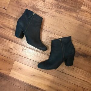 BP - Black Suede Ankle Booties